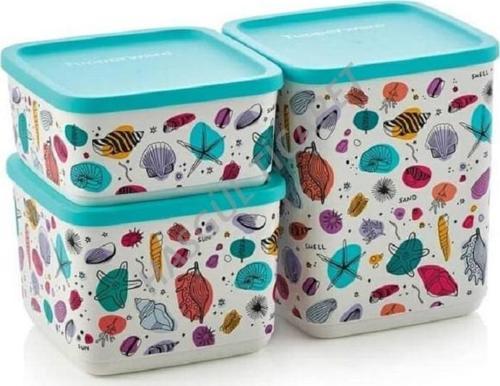 KÜBİK 3'LÜ SET SAHİL 650ml-1Lt-1.8Lt SAKLAMA KABI