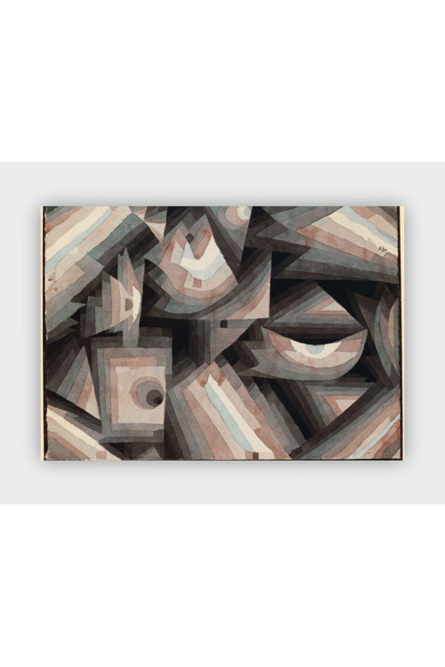 Crystal Gradation Paul Klee Duvar Posteri - Kalın Kağıt - Çerçevesiz