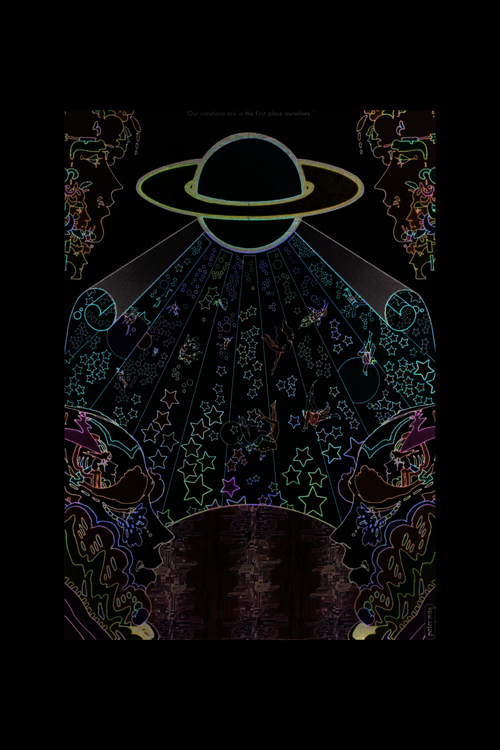 Aesthetic Hippie Duvar Posteri