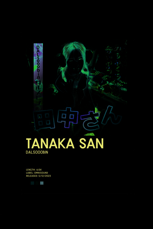 Dalsooobın Tanaka San K-Pop Duvar Posteri - Duvar Dekoru - Kalın Kağıt - Çerçevesiz