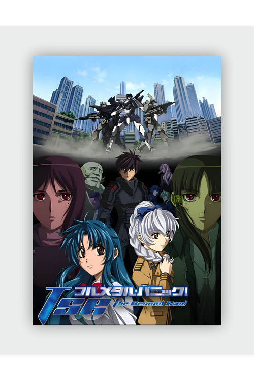 Full Metal Panic! The Second Raid Anime Hd Manga Duvar Posteri - Kalın Kağıt - Çerçevesiz