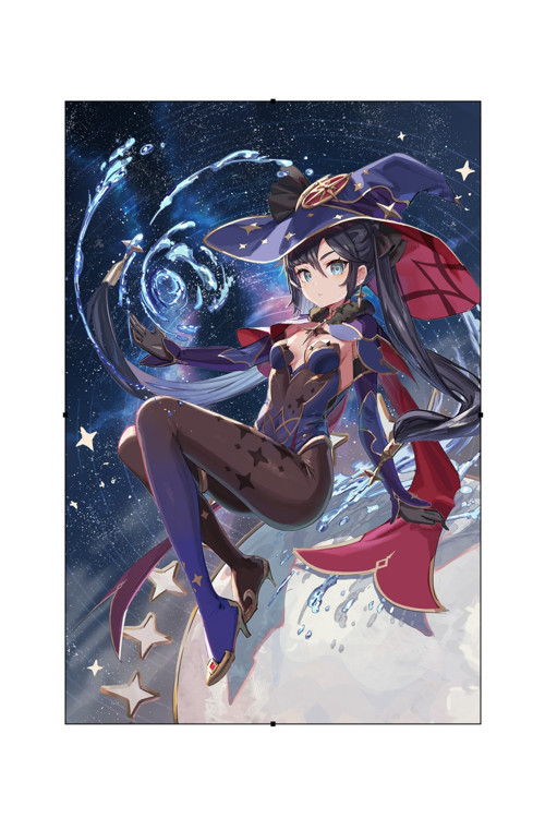 Genshin Impact Mona Gaming Anime Poster - Yüksek Çözünürlük Hd Duvar Posteri