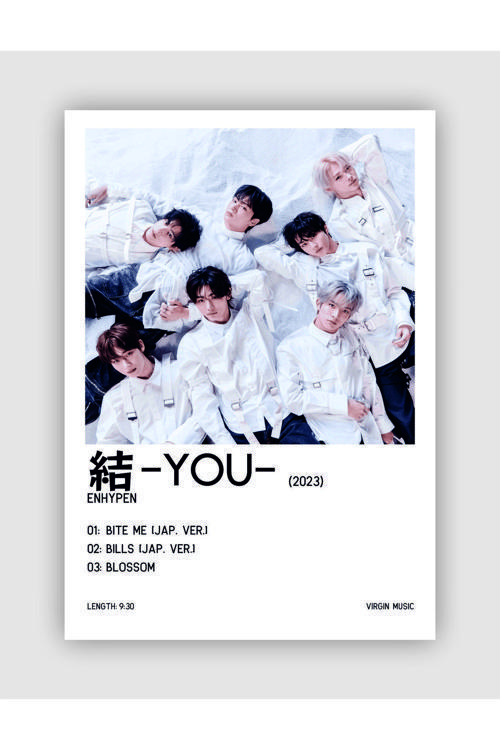 Enhypen ||-You- K-Pop Duvar Posteri - Duvar Dekoru - Kalın Kağıt - Çerçevesiz