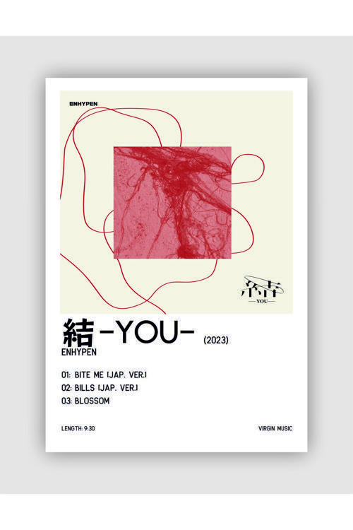 Enhypen ||-You- K-Pop Duvar Posteri - Duvar Dekoru - Kalın Kağıt - Çerçevesiz