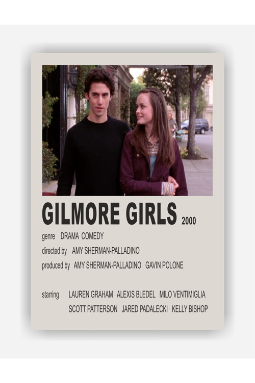 Gilmore Girls Dizi Duvar Posteri - Kalın Kağıt - Çerçevesiz