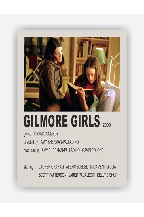 Gilmore Girls Dizi Duvar Posteri - Kalın Kağıt - Çerçevesiz
