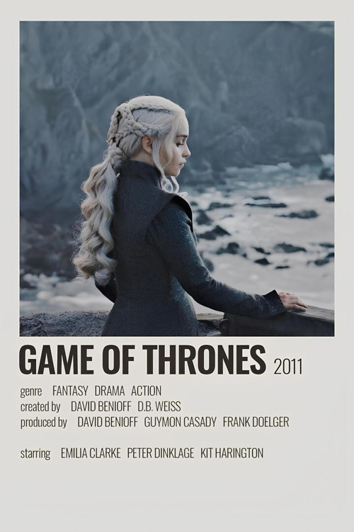 Game Of Thrones Film Duvar Posteri - Kalın Kağıt - Çerçevesiz