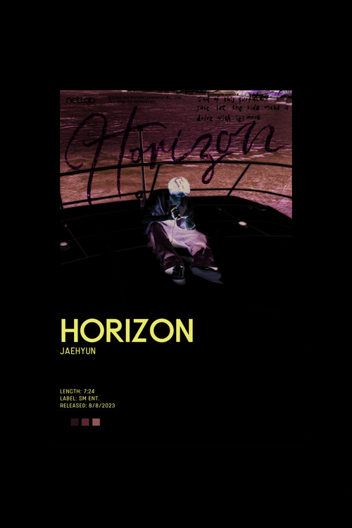 Jaehyun Horizon K-Pop Duvar Posteri - Duvar Dekoru - Kalın Kağıt - Çerçevesiz