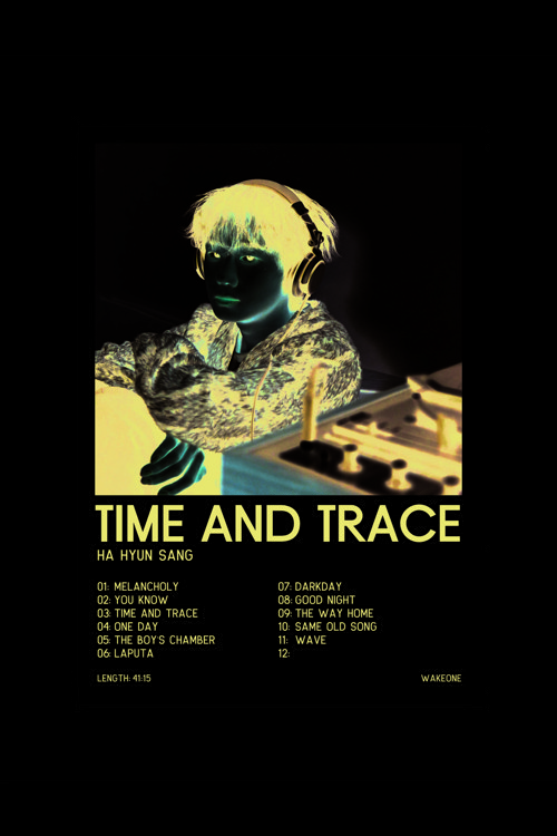 Ha Hyun Sang Time And Trace K-Pop Duvar Posteri - Duvar Dekoru - Kalın Kağıt - Çerçevesiz