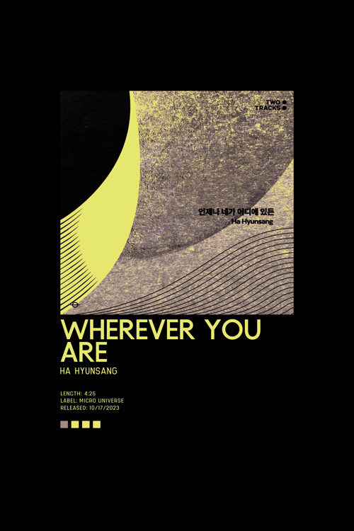 Ha Hyun Sang Wherever You Are K-Pop Duvar Posteri - Duvar Dekoru - Kalın Kağıt - Çerçevesiz