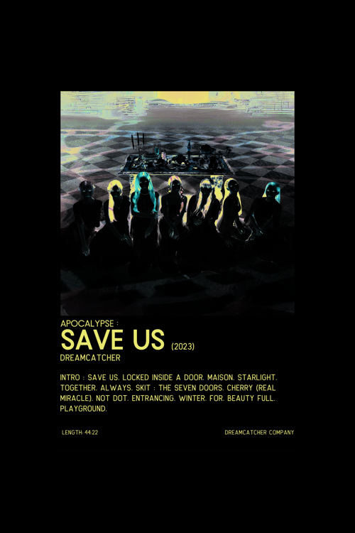 Dreamcather Apocalypse: Save Us K-Pop Duvar Posteri - Duvar Dekoru - Kalın Kağıt - Çerçevesiz