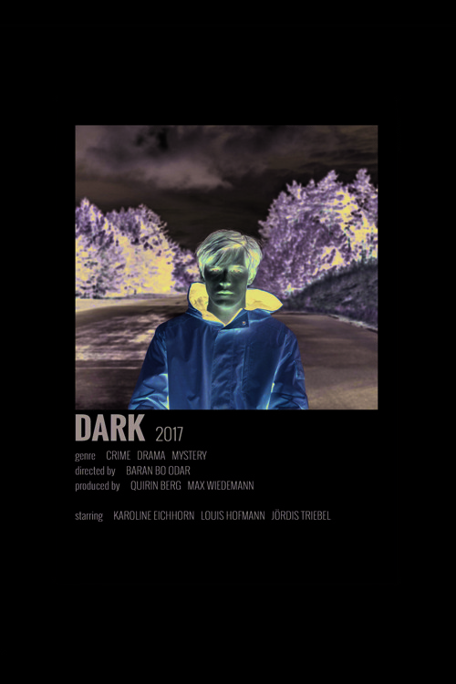 Dark Dizi Info Card Bilgi Kartı Duvar Posteri