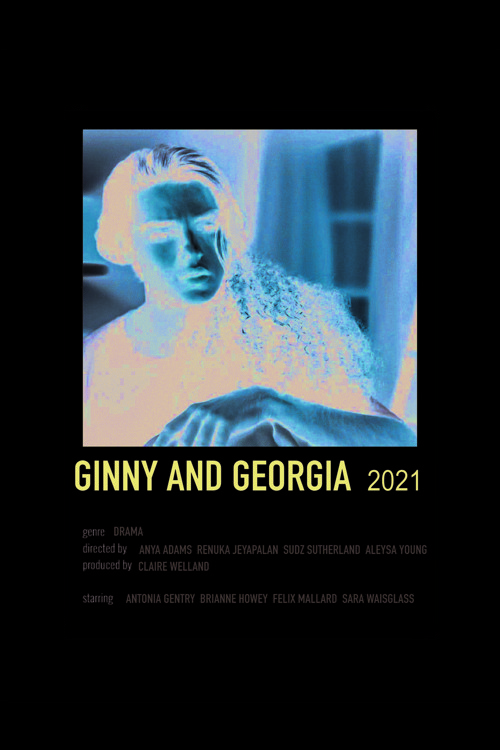 Ginny And Georgia Film Info Card Bilgi Kartı Duvar Posteri