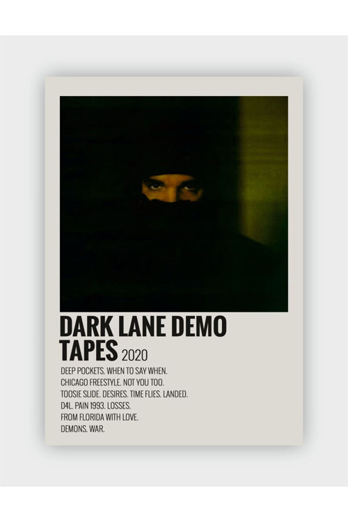 Dark Lane Demo Tapes Duvar Posteri - Duvar Dekoru - Kalın Kağıt - Çerçevesiz