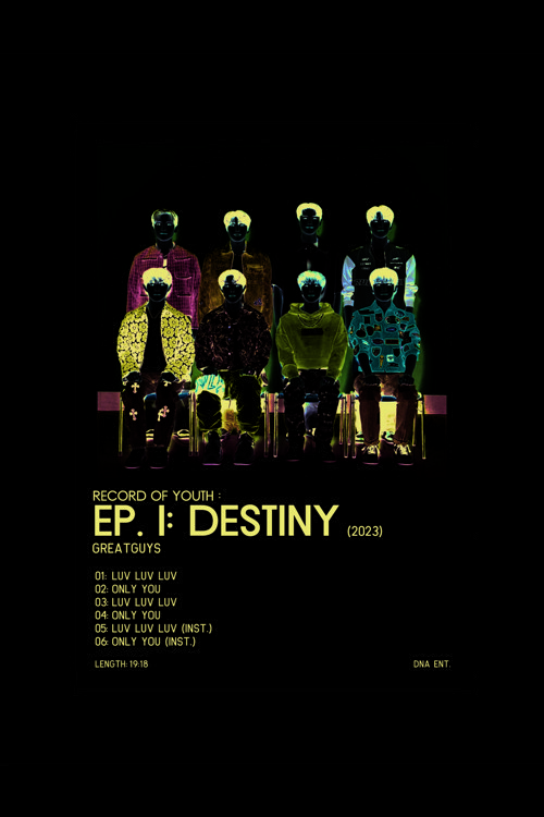 Greatguys Record Of Youth: Ep.1 Destiny K-Pop Duvar Posteri -Duvar Dekoru -Kalın Kağıt -Çerçevesiz