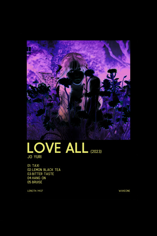 Jo Yurı Love All K-Pop Duvar Posteri - Duvar Dekoru - Kalın Kağıt - Çerçevesiz