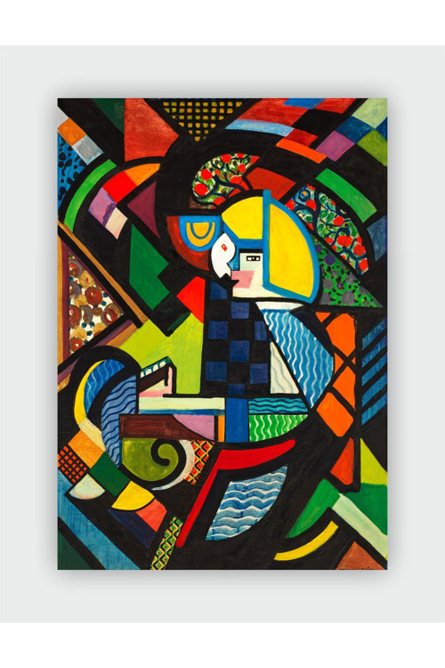 Henry Lyman Sayen Daughter İn A Rocker Expressionism Art Duvar Posteri - Kalın Kağıt - Çerçevesiz