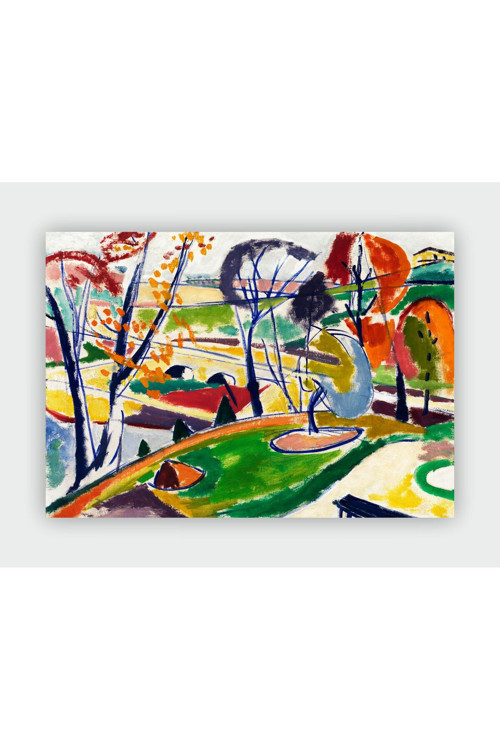 Henry Lyman Sayen Decor Plat Expressionism Art Duvar Posteri - Kalın Kağıt - Çerçevesiz