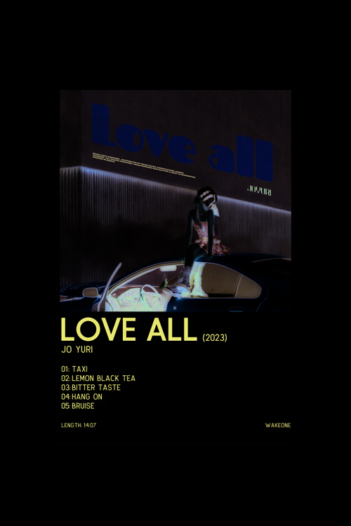 Jo Yurı Love All K-Pop Duvar Posteri - Duvar Dekoru - Kalın Kağıt - Çerçevesiz