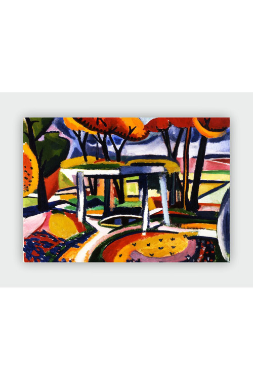 Henry Lyman Sayen Décor Slav Expressionism Art Duvar Posteri - Kalın Kağıt - Çerçevesiz