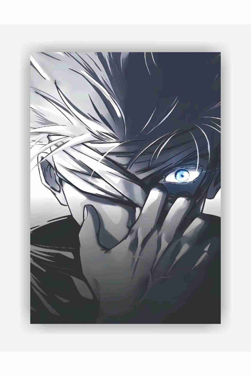 Jujutsu Kaisen Satoru Gojo Anime Manga Duvar Posteri - Kalın Kağıt - Çerçevesiz