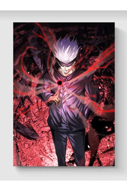Jujutsu Kaisen Satoru Gojo Anime Manga Poster - Yüksek Çözünürlük Hd Duvar Posteri
