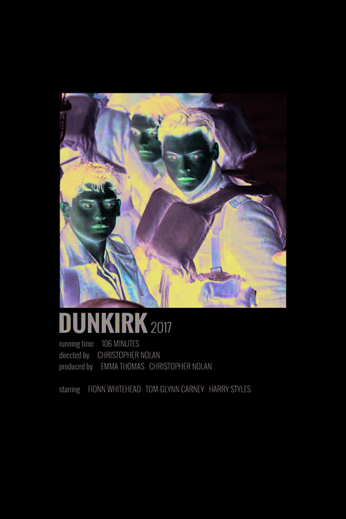 Dunkırk Film Info Card Bilgi Kartı Duvar Posteri