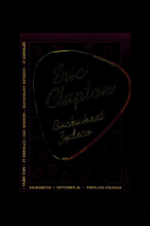 Eric Claption Buckwheat Bydeco Rock Müzik Duvar Posteri - Kalın Kağıt - Çerçevesiz