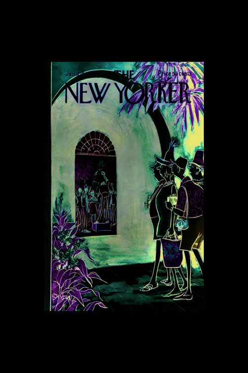 January 9, 1971 The New Yorker Duvar Posteri - Kalın Kağıt - Çerçevesiz