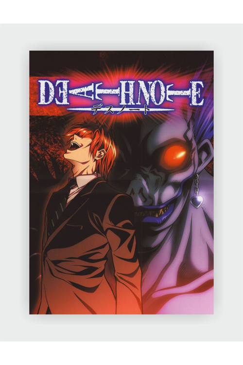 Death Note Anime Manga Duvar Posteri - Kalın Kağıt - Çerçevesiz