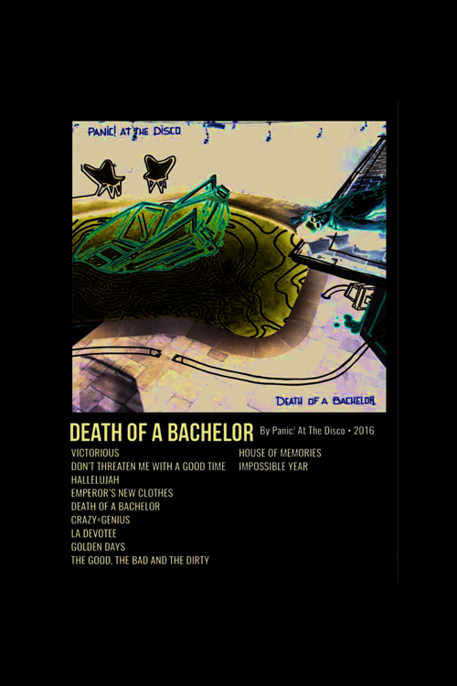 Death Of A Bachelor Duvar Posteri - Duvar Dekoru - Kalın Kağıt - Çerçevesiz