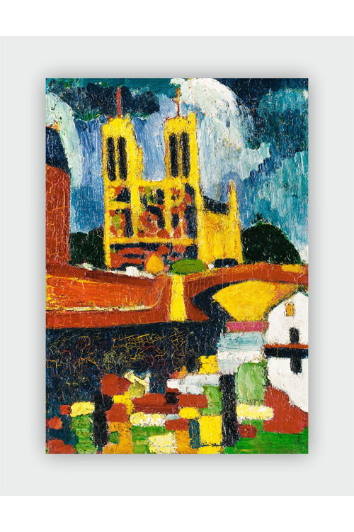 Henry Lyman Sayen Notre Dame, 1967 Expressionism Art Duvar Posteri - Kalın Kağıt - Çerçevesiz
