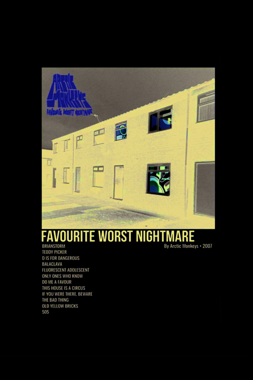 Favourite Worst Nightmare Duvar Posteri - Duvar Dekoru - Kalın Kağıt - Çerçevesiz