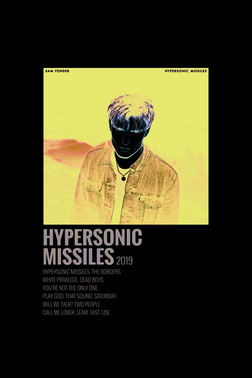 Hypersonic Missiles Duvar Posteri - Duvar Dekoru - Kalın Kağıt - Çerçevesiz