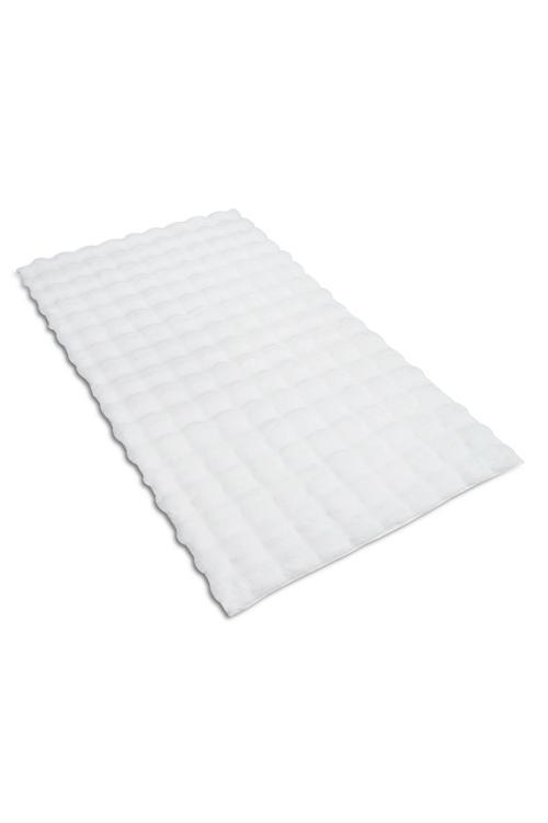 Molecule Beyaz Peluş Post Halı