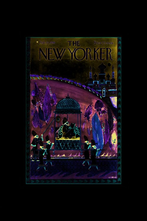 February 15, 1958 The New Yorker Duvar Posteri - Kalın Kağıt - Çerçevesiz