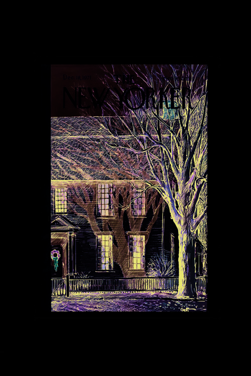 December 18, 1971 The New Yorker Duvar Posteri - Kalın Kağıt - Çerçevesiz