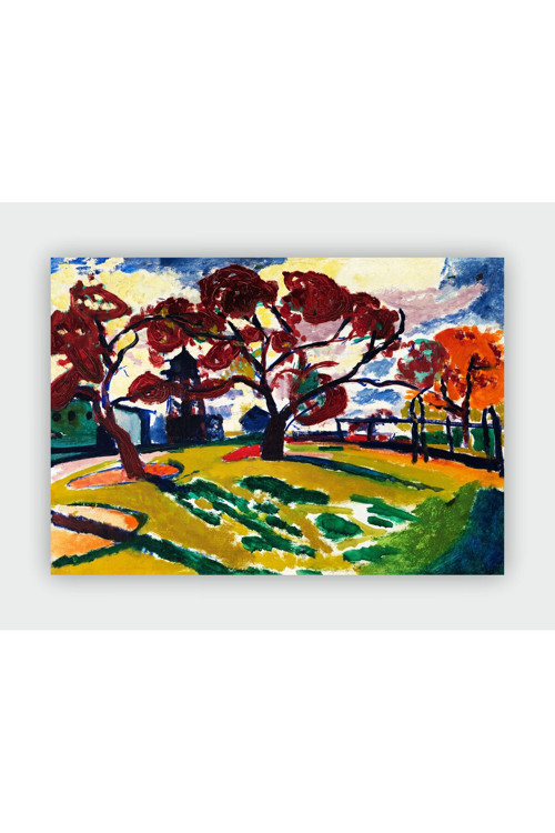 Henry Lyman Sayen Winds Expressionism Art Duvar Posteri - Kalın Kağıt - Çerçevesiz