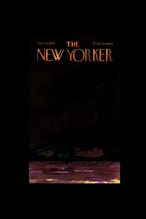 June 14, 1969 The New Yorker Duvar Posteri - Kalın Kağıt - Çerçevesiz