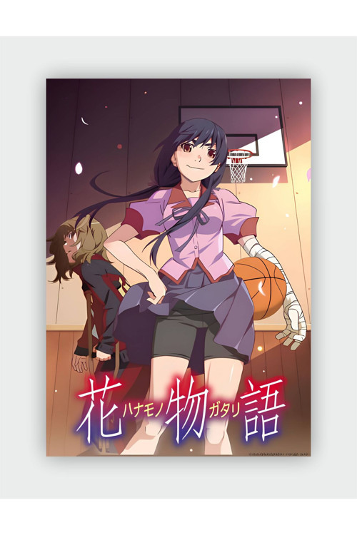 Hanamonogatari Anime Hd Manga Duvar Posteri - Kalın Kağıt - Çerçevesiz