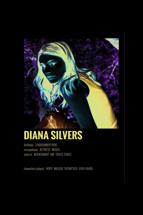 Diana Silvers Film Info Card Bilgi Kartı Duvar Posteri