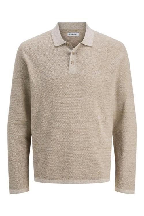 Jjegeorge Knıt Polo Yaka Triko Ls Sn