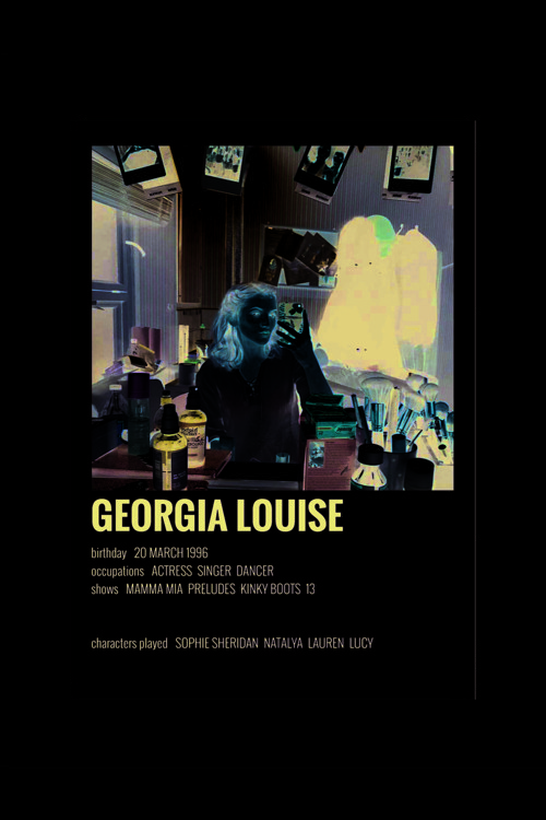 Georgia Louise Film Info Card Bilgi Kartı Duvar Posteri