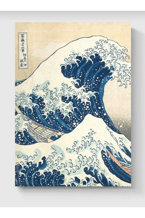 Katsushika Hokusai - The Great Wave Of Kanagawa - Masterpiece Tablo Ünlü Ressam Poster