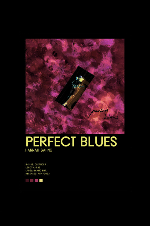 Hannah Bahng Perfect Blues K-Pop Duvar Posteri - Duvar Dekoru - Kalın Kağıt - Çerçevesiz