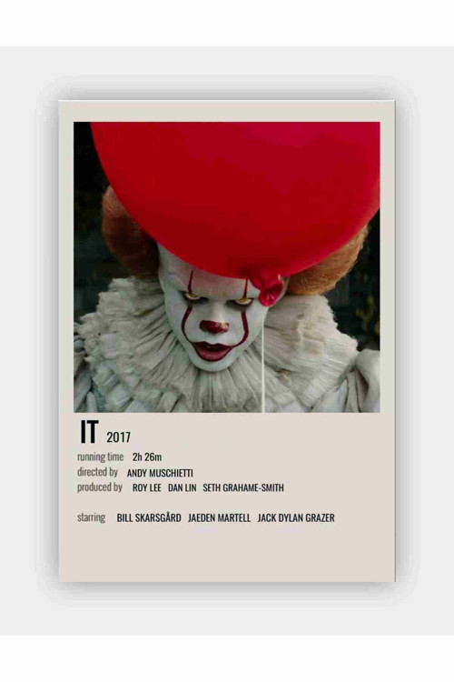 It (2017) Film Kağıt Poster - Çerçevesiz