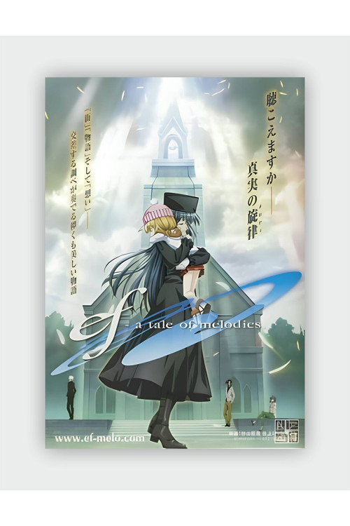 Ef: Tale Of Melodies Anime Hd Manga Duvar Posteri - Kalın Kağıt - Çerçevesiz