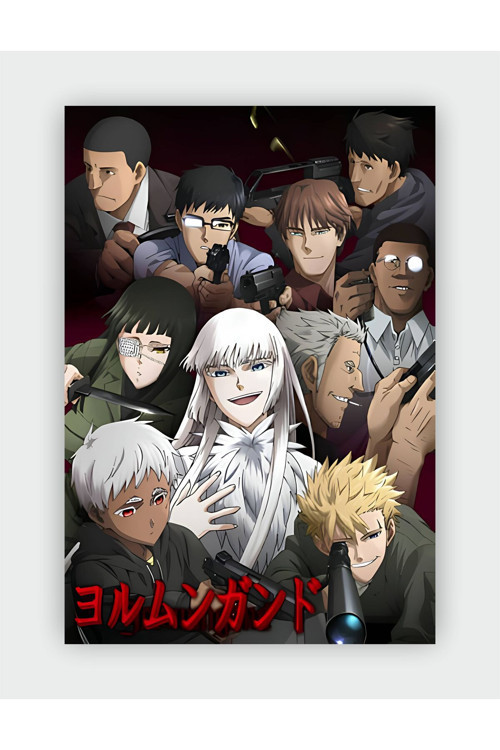 Jormungand: Desmotivaciones Anime Hd Manga Duvar Posteri - Kalın Kağıt - Çerçevesiz