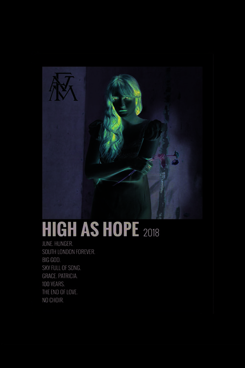 High As Hope Duvar Posteri - Duvar Dekoru - Kalın Kağıt - Çerçevesiz