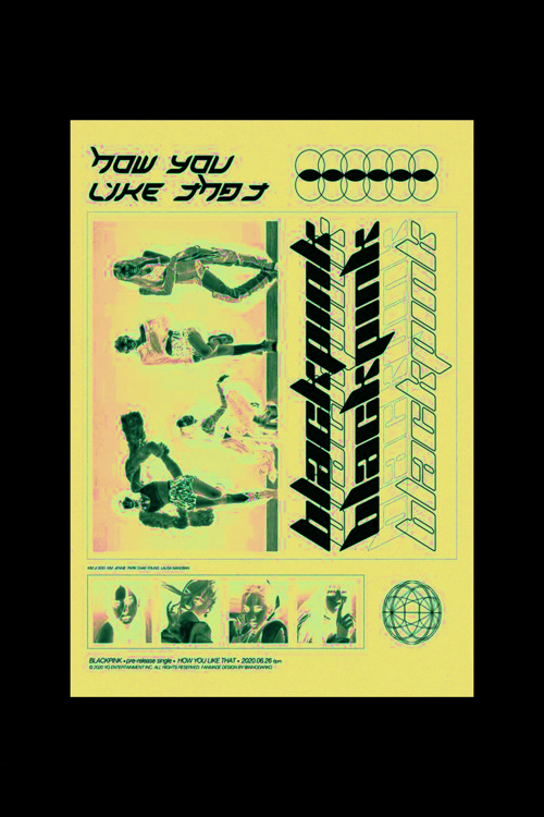 How You Like That Rock Müzik Duvar Posteri - Kalın Kağıt - Çerçevesiz
